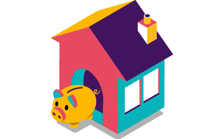 Joint picture frame and a piggybank